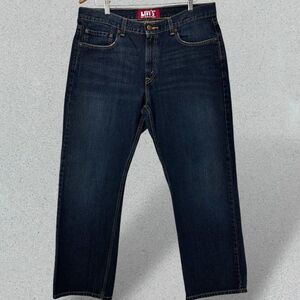 Levi's 514 Slim Straight Dark Wash Denim Jeans Classic Fit Women's 36x29‎